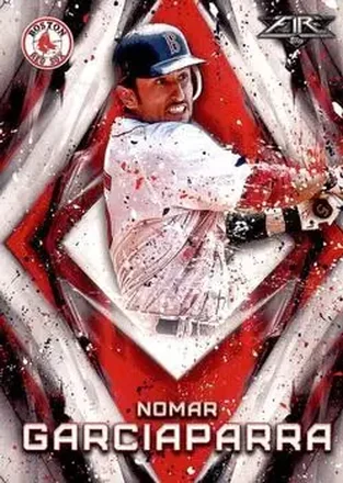 2017 Topps Fire #17 - Nomar Garciaparra - Boston Red Sox