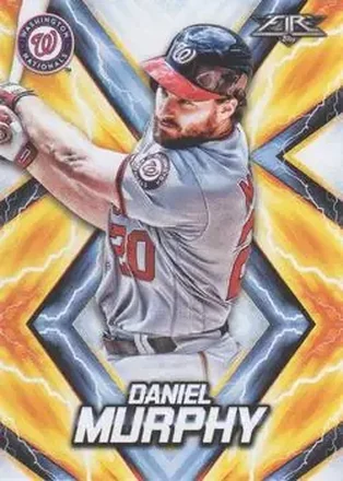 2017 Topps Fire #23 - Daniel Murphy - Washington Nationals