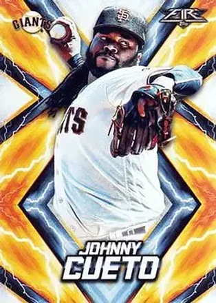 2017 Topps Fire #28 - Johnny Cueto - San Francisco Giants