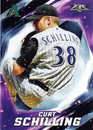 2017 Topps Fire #29 - Curt Schilling - Arizona Diamondbacks