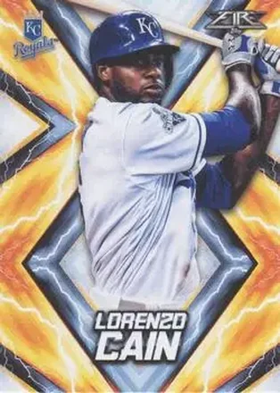 2017 Topps Fire #30 - Lorenzo Cain - Kansas City Royals