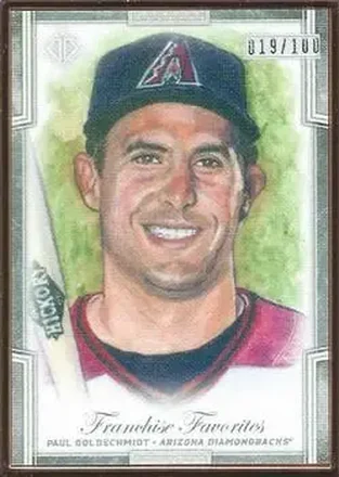 2019 Topps Transcendent Collection - Franchise Favorites Reproductions #FFR-PG - Paul Goldschmidt - Arizona Diamondbacks