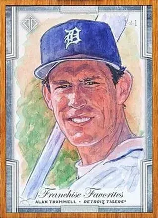 2019 Topps Transcendent Collection - Franchise Favorites Sketch #FFS-AT - Alan Trammell - Detroit Tigers