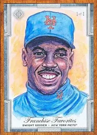 2019 Topps Transcendent Collection - Franchise Favorites Sketch #FFS-DG - Dwight Gooden - New York Mets