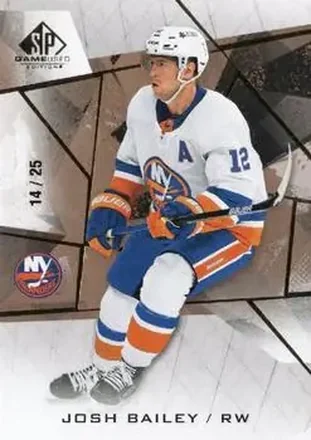 2021-22 SP Game Used - Gold Fragment #70 - Josh Bailey - New York Islanders