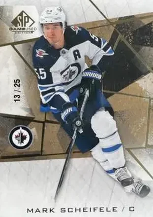 2021-22 SP Game Used - Gold Fragment #75 - Mark Scheifele - Winnipeg Jets