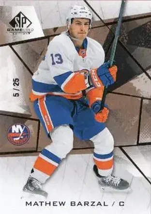 2021-22 SP Game Used - Gold Fragment #80 - Mathew Barzal - New York Islanders