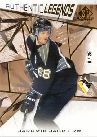 2021-22 SP Game Used - Gold Fragment #103 - Jaromir Jagr - Pittsburgh Penguins