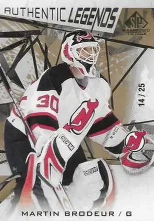 2021-22 SP Game Used - Gold Fragment #109 - Martin Brodeur - New Jersey Devils