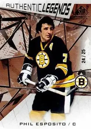 2021-22 SP Game Used - Gold Fragment #111 - Phil Esposito - Boston Bruins