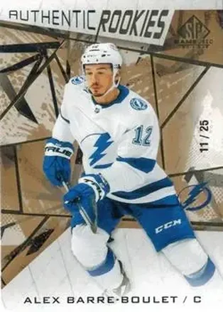 2021-22 SP Game Used - Gold Fragment #138 - Alex Barre-Boulet - Tampa Bay Lightning