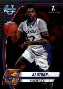 2024-25 Bowman University Chrome #4 AJ Storr
