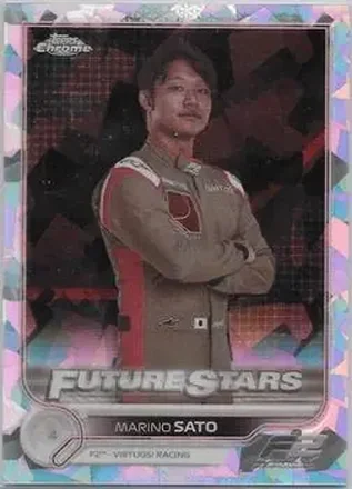 2022 Topps Chrome Sapphire Edition Formula 1 - Sepia #80 - Marino Sato - Virtuosi Racing F2