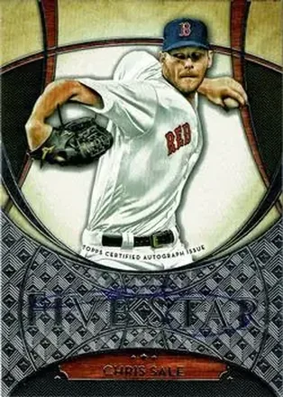 2017 Topps Five Star #FSA-CSA - Chris Sale - Boston Red Sox