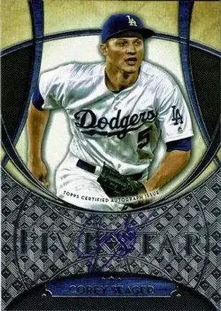 2017 Topps Five Star #FSA-CSE - Corey Seager - Los Angeles Dodgers