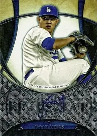 2017 Topps Five Star #FSA-JU - Julio Urias - Los Angeles Dodgers