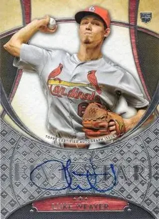 2017 Topps Five Star #FSA-LW - Luke Weaver - St. Louis Cardinals