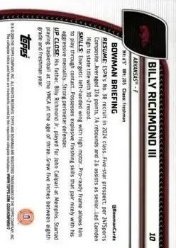 Back of Billy Richmond III
