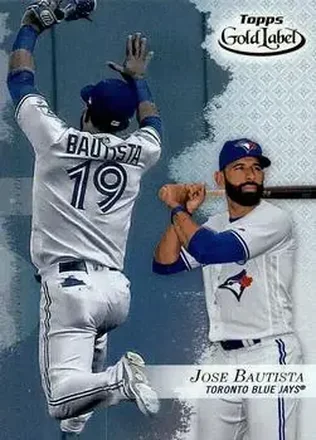2017 Topps Gold Label #2 - Jose Bautista - Toronto Blue Jays