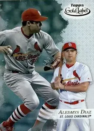 2017 Topps Gold Label #7 - Aledmys Diaz - St. Louis Cardinals