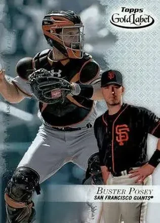 2017 Topps Gold Label #10 - Buster Posey - San Francisco Giants