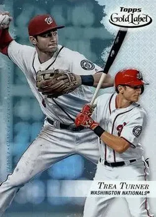2017 Topps Gold Label #14 - Trea Turner - Washington Nationals