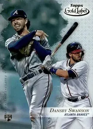 2017 Topps Gold Label #20 - Dansby Swanson - Atlanta Braves