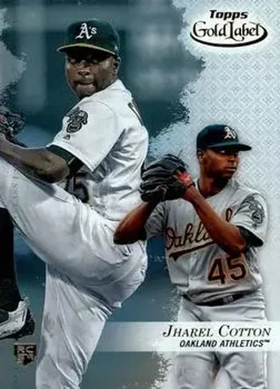 2017 Topps Gold Label #23 - Jharel Cotton - Oakland Athletics