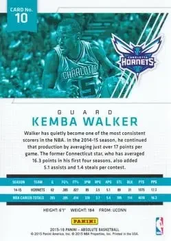 Back of Kemba Walker