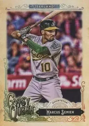 2017 Topps Gypsy Queen #3 - Marcus Semien - Oakland Athletics