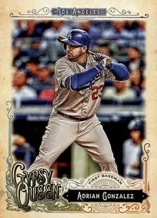 2017 Topps Gypsy Queen #5 - Adrian Gonzalez - Los Angeles Dodgers