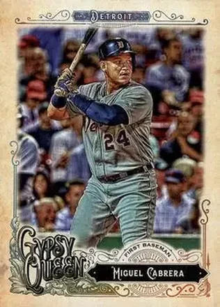 2017 Topps Gypsy Queen #10 - Miguel Cabrera - Detroit Tigers