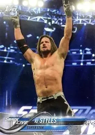 2018 Topps WWE #2b - AJ Styles