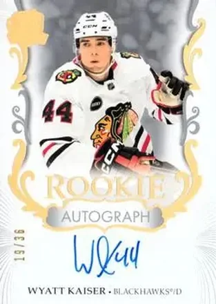 2023-24 Upper Deck The Cup - Gold Spectrum Foil #130 - Wyatt Kaiser - Chicago Blackhawks