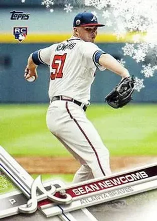 2017 Topps Holiday #HMW3 - Sean Newcomb - Atlanta Braves
