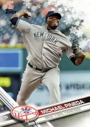 2017 Topps Holiday #HMW4 - Michael Pineda - New York Yankees