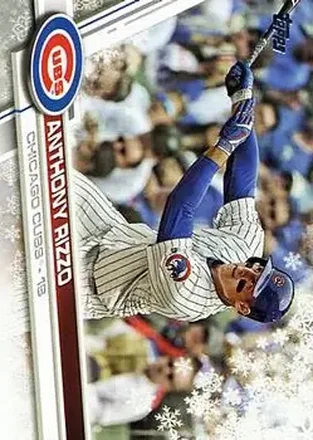 2017 Topps Holiday #HMW12 - Anthony Rizzo - Chicago Cubs