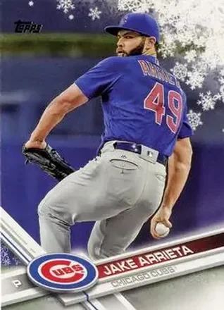 2017 Topps Holiday #HMW17 - Jake Arrieta - Chicago Cubs