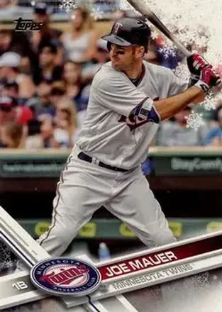 2017 Topps Holiday #HMW18 - Joe Mauer - Minnesota Twins