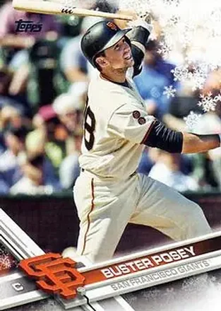 2017 Topps Holiday #HMW19 - Buster Posey - San Francisco Giants