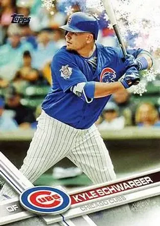 2017 Topps Holiday #HMW24 - Kyle Schwarber - Chicago Cubs