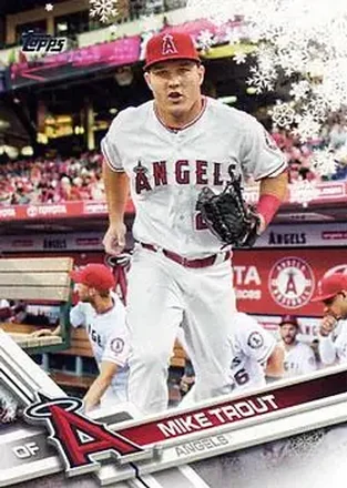 2017 Topps Holiday #HMW25 - Mike Trout - Los Angeles Angels