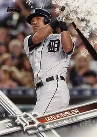 2017 Topps Holiday #HMW28 - Ian Kinsler - Detroit Tigers