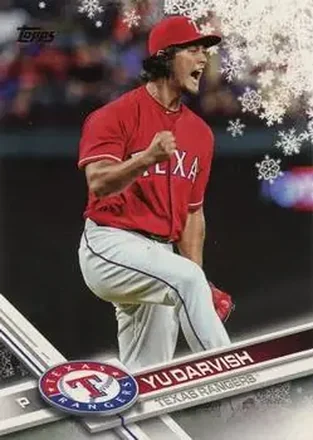 2017 Topps Holiday #HMW29 - Yu Darvish - Texas Rangers