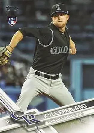 2017 Topps Holiday #HMW30 - Kyle Freeland - Colorado Rockies