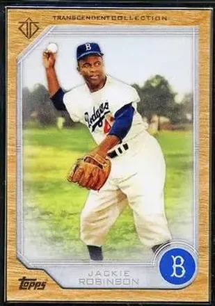 2017 Topps Transcendent Collection #1 - Jackie Robinson - Brooklyn Dodgers