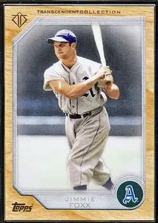 2017 Topps Transcendent Collection #35 - Jimmie Foxx - Philadelphia Athletics