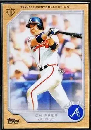 2017 Topps Transcendent Collection #37 - Chipper Jones - Atlanta Braves