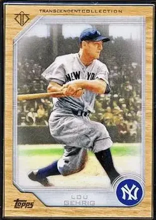 2017 Topps Transcendent Collection #40 - Lou Gehrig - New York Yankees
