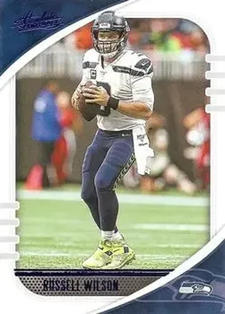 2020 Panini Absolute - Blue #80 - Russell Wilson - Seattle Seahawks
